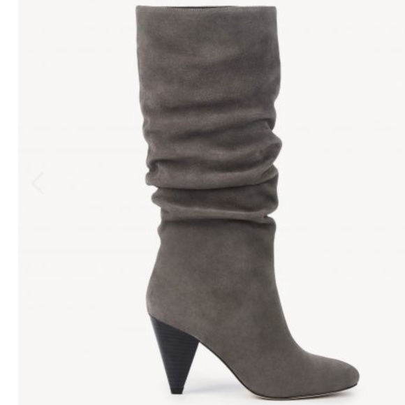 Suede Gray Slouchy Boot by Sole Society - Picture 1 of 6